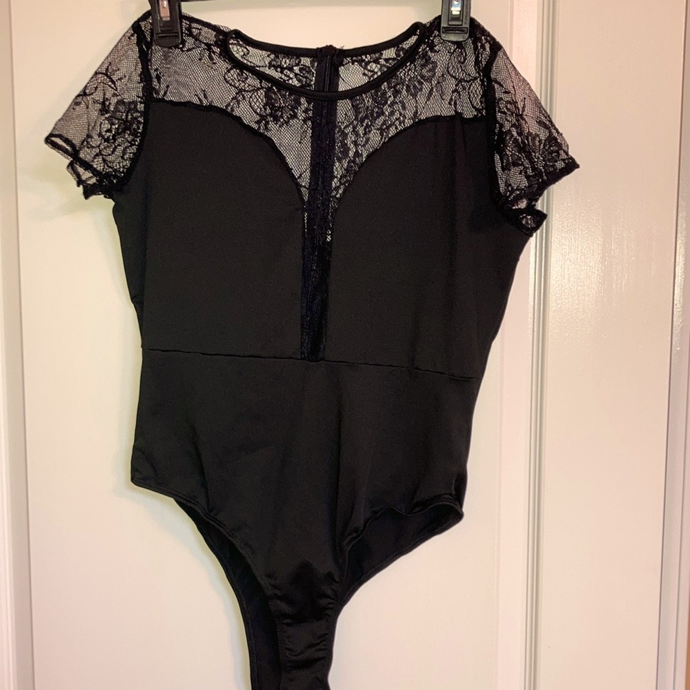 Black Lace Bodysuit